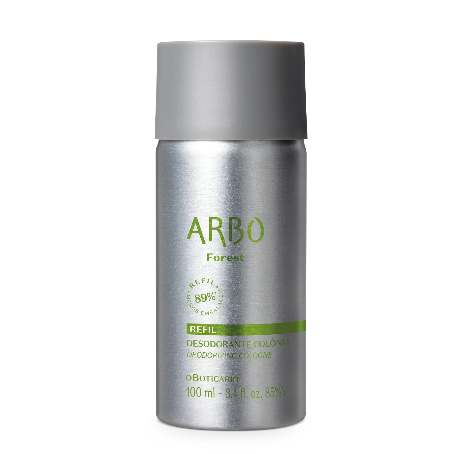 Refil Arbo Forest Desodorante Colônia 100ml | Sustentável, Masculino e Refrescante | PerfuMogi Refil Arbo Forest Desodorante Colônia 100ml O Boticário – PerfuMogi Mogi das Cruzes